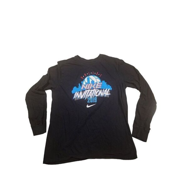Nike The Nike Tee Men Sz L 2019 Dallas Invitational Long Sleeve Big Graphic - Picture 1 of 7